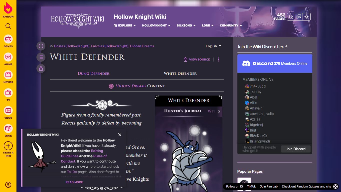 White Defender | Hollow Knight Wiki | Fandom